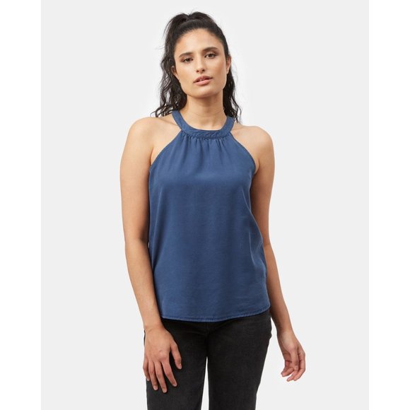 NWT Tentree Size XL Moonlit Ocean Blue Cypress Tank - Picture 1 of 5